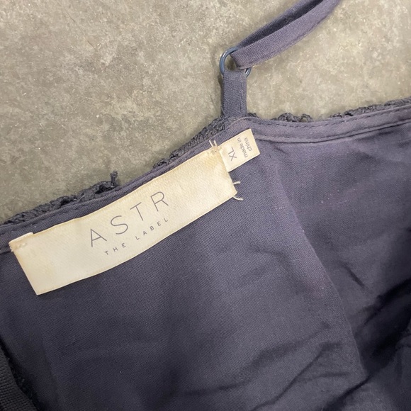 ASTR purple eggplant lace midi dress ZL - Picture 7 of 14